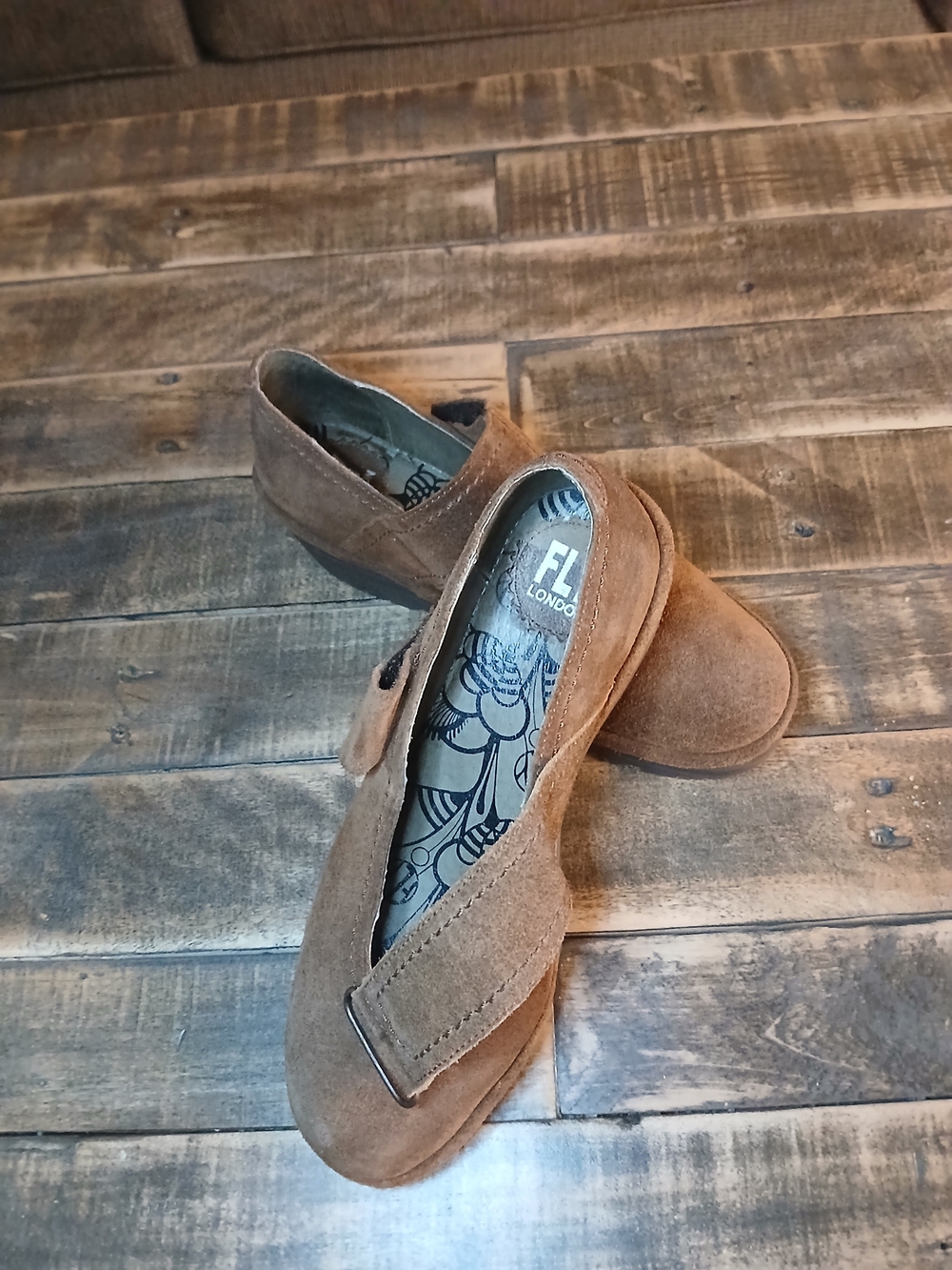 Fly London Women's Suede Mary-Jane in Brown